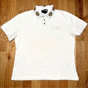 Versace Nylon Collar Polo Shirt